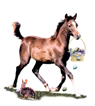 easter horse clip art - photo #41