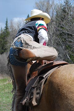 Mounting up for a ride